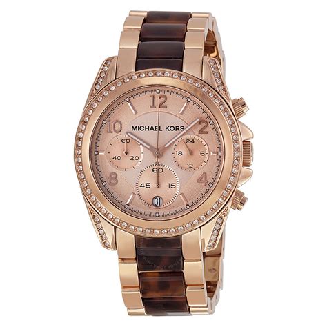 chunky rose gold watch michael kors|rose gold mk watch cheap.